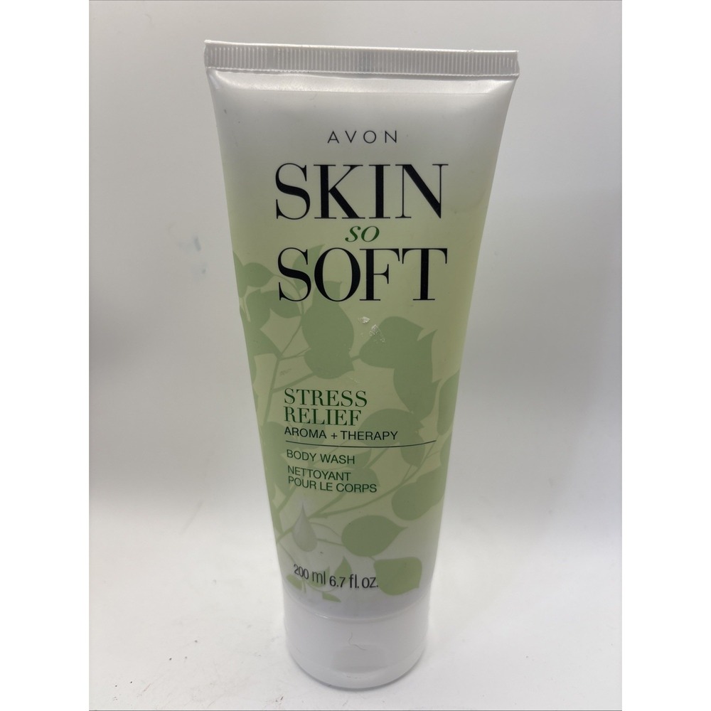 Avon Skin‎ So Soft Stress Relief Aroma + Therapy Body Wash 6.7 oz SEALED